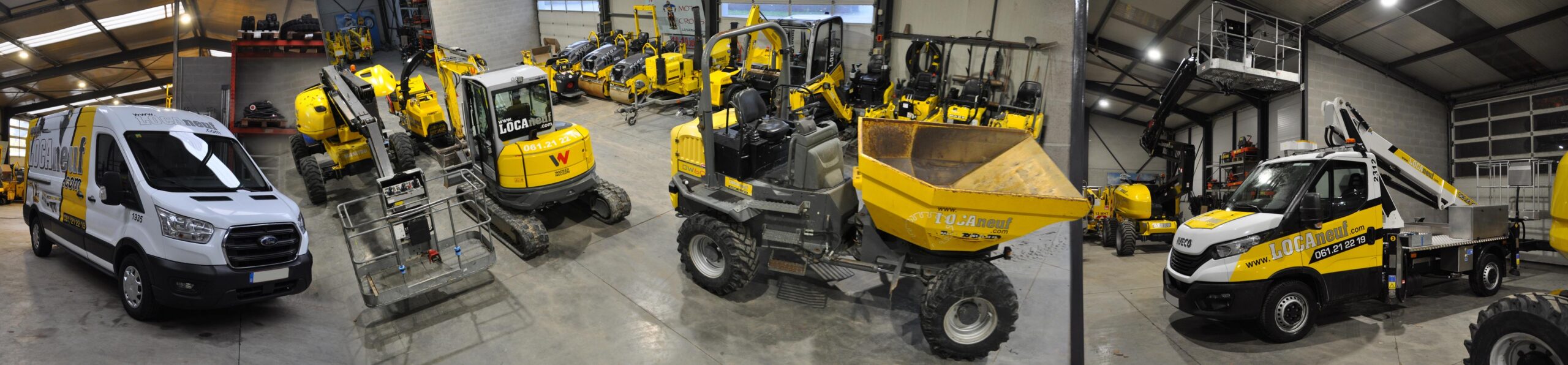 Vue panoramique du matériel Locaneuf